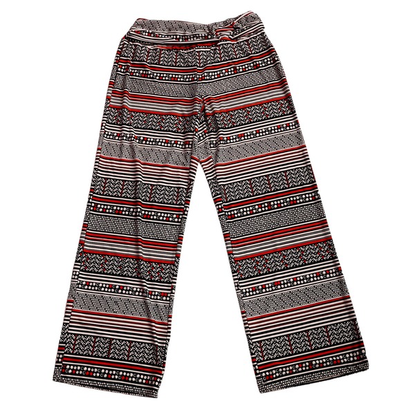 Robert Louis stretchy plus size 1X wide leg comfy pull on pants - Picture 3 of 5